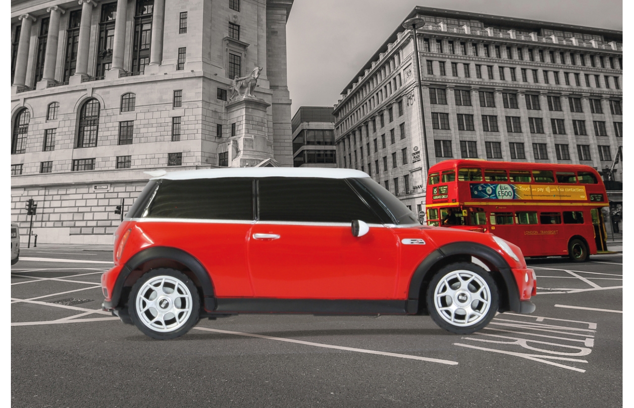 Jamara Mini Cooper S 1:24 rot