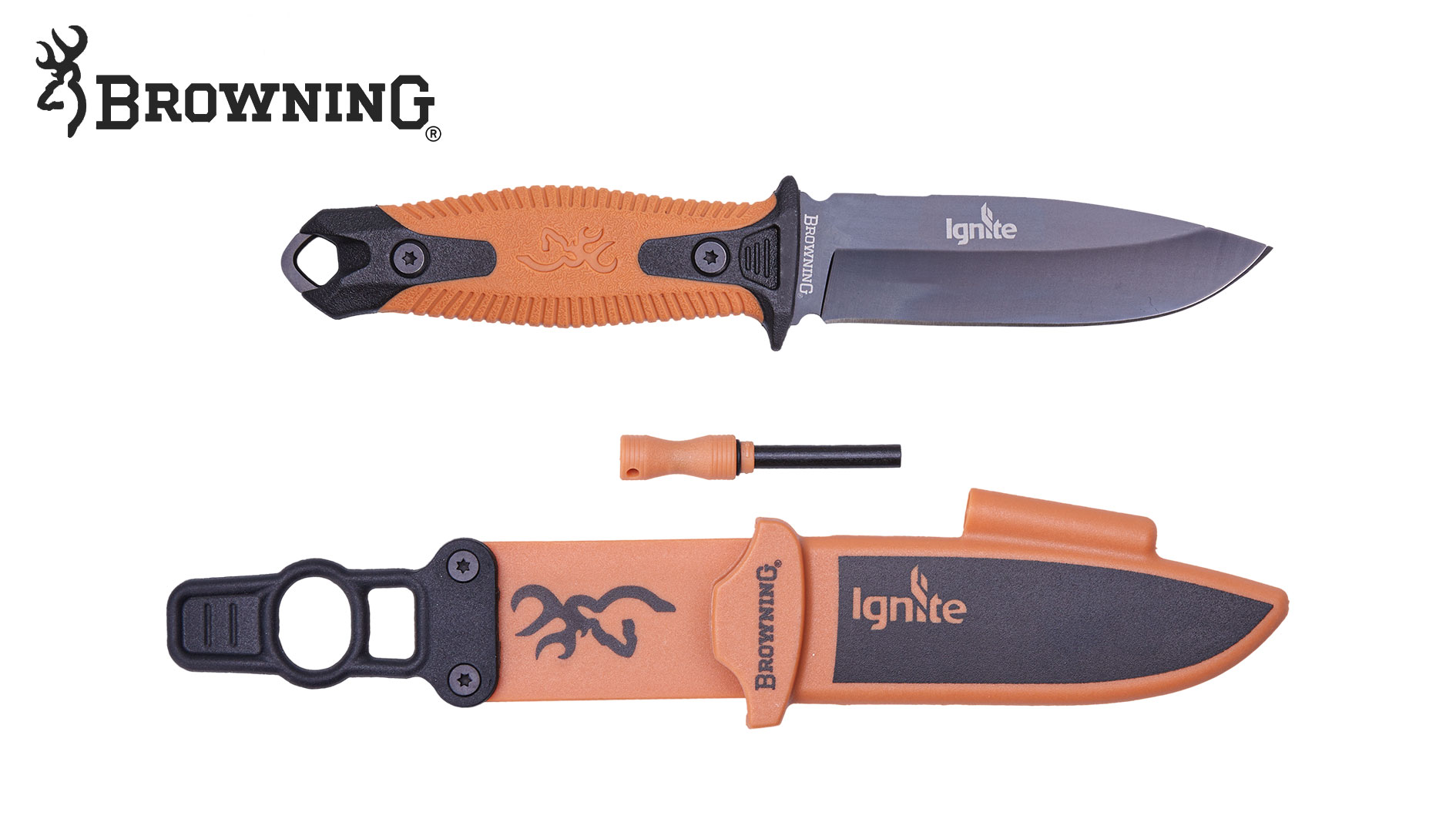 Browning Ignite Messer Set Orange