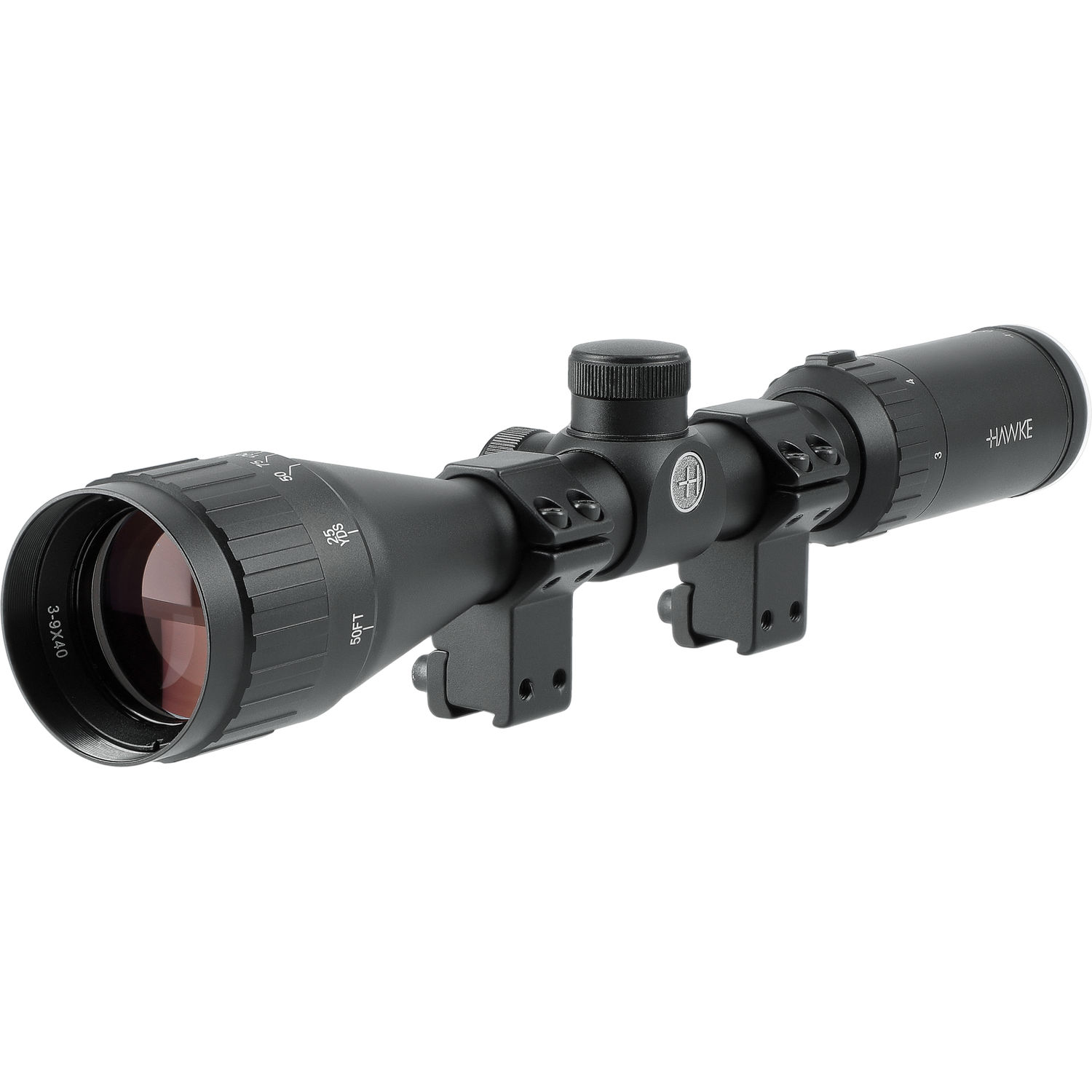 Hawke Fast Mount 3-9x40 AO (Mil Dot) 