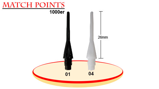 Match Points 1000er - Black