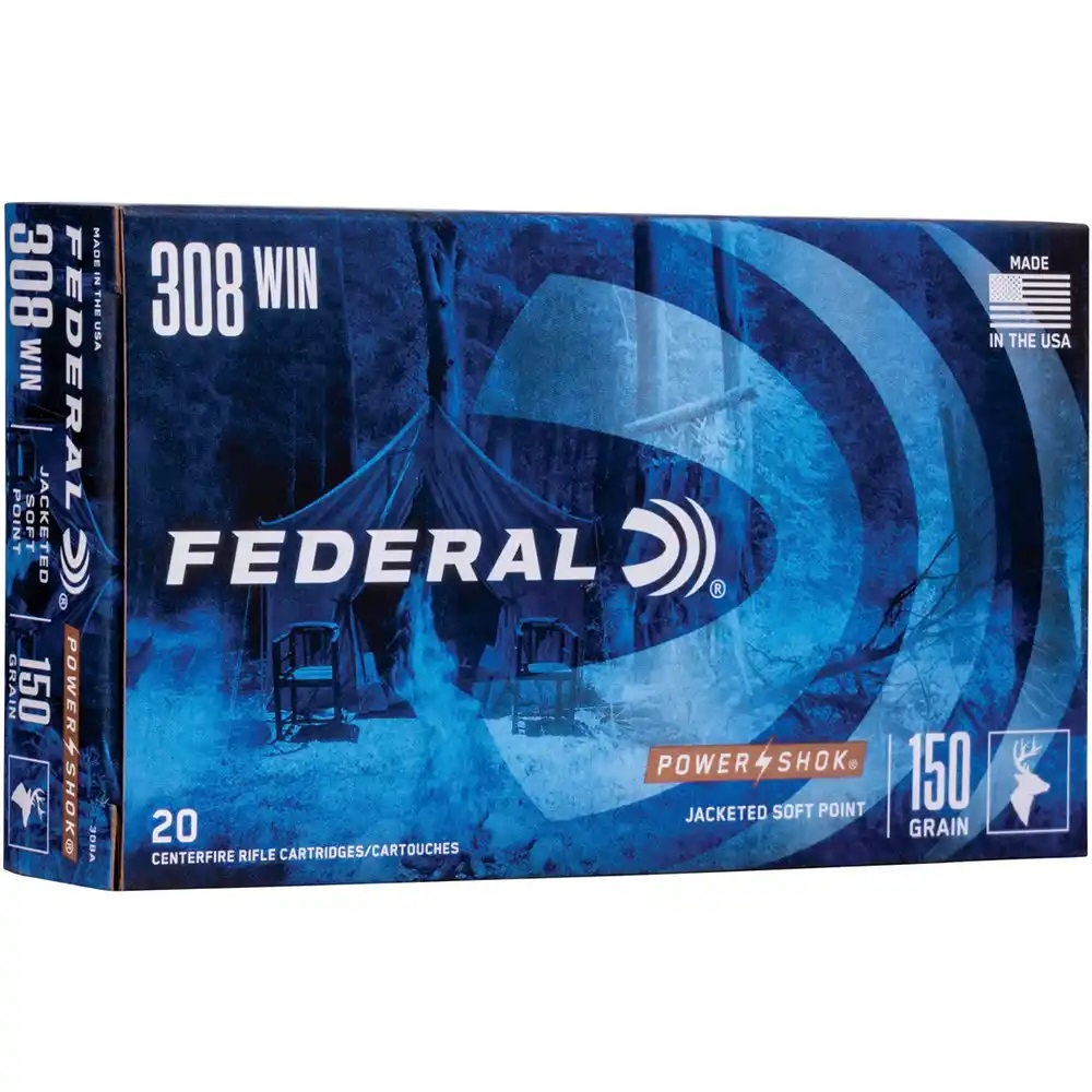 Federal .308 Win. Teilmantel Power-Shok 9,7g / 150gr