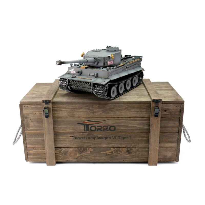 Torro 1/16 RC Tiger Frühe Ausf. grau BB Rauch