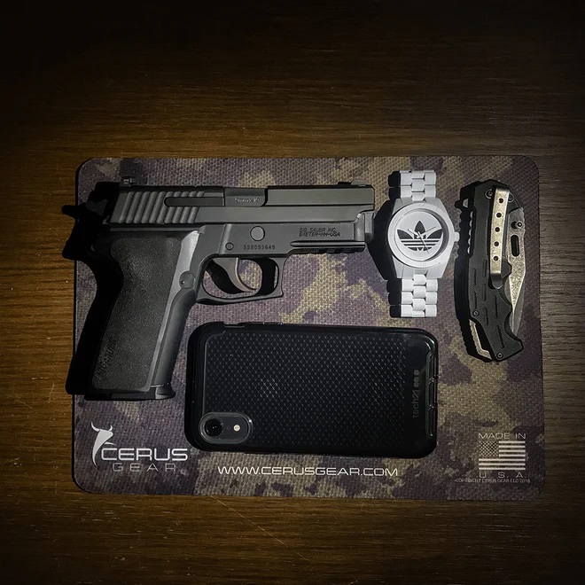 Cerus Gear EDC Every Day Carry Cleaning Mat