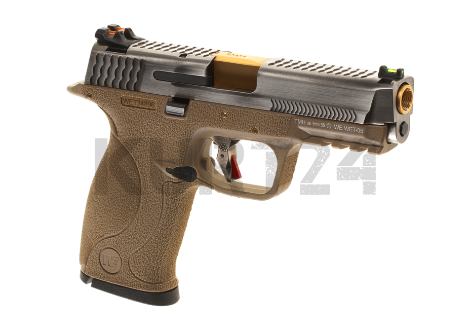 WE SV Gold Barrel Metal Version 6mm GBB Airsoftpistole