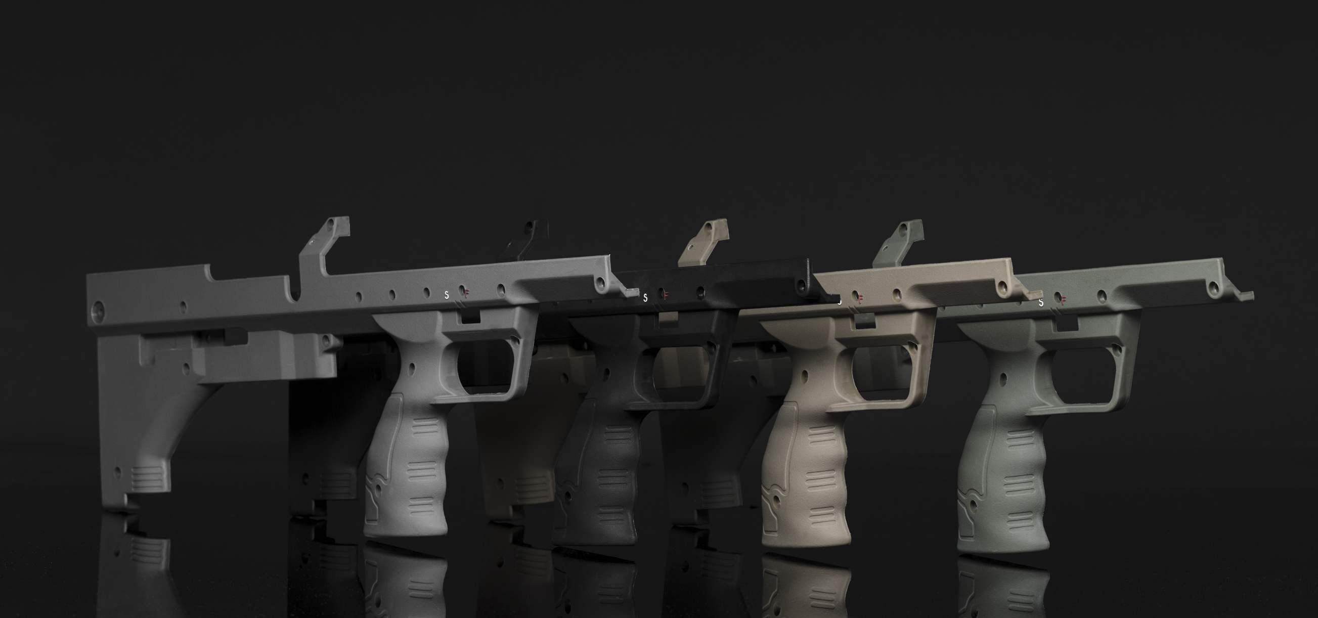 Silverback SRS-A1 Nylon Stock  Wolf grey