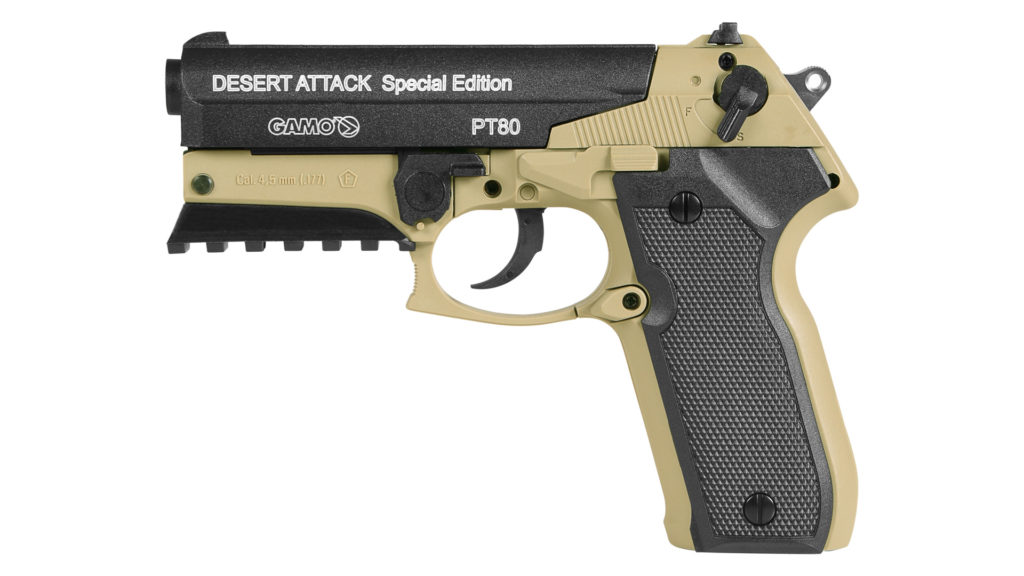 Gamo PT-80 Desert Attack CO2-Luftdruckpistole 