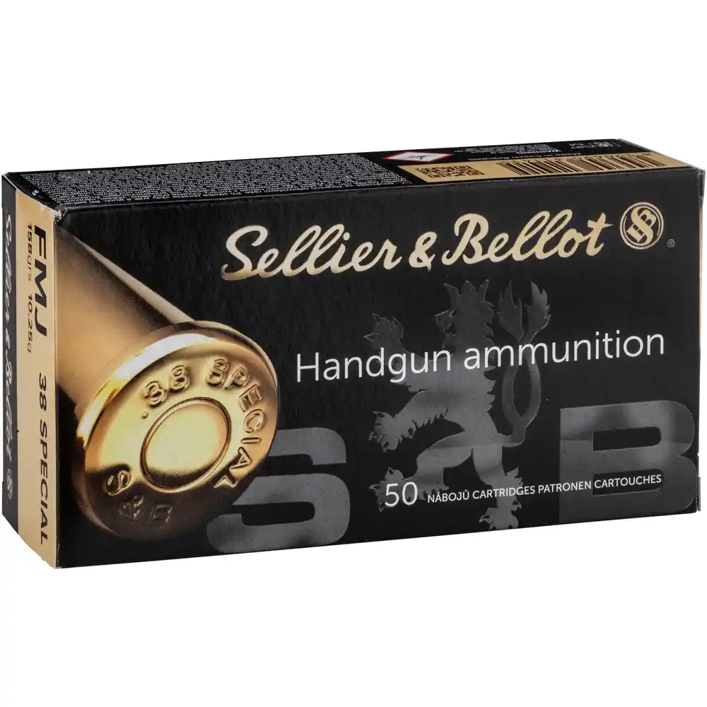 Sellier & Bellot .38 Spec. Vollmantel 10,24g / 158gr