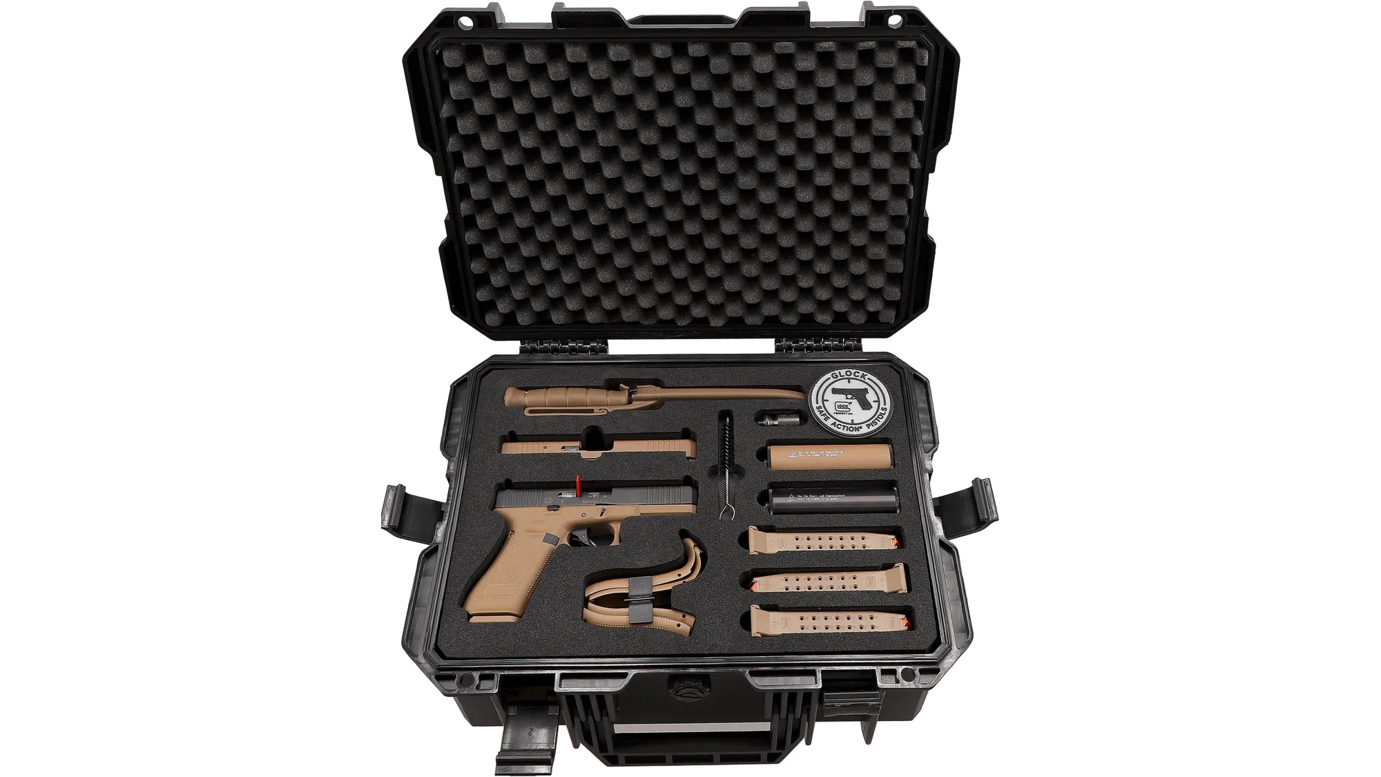 Glock 17 Gen5 SV Double Set 9mm P.A.K. Schwarz und Coyote