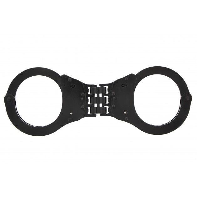 Handschellen mit Gelenk Schwarz