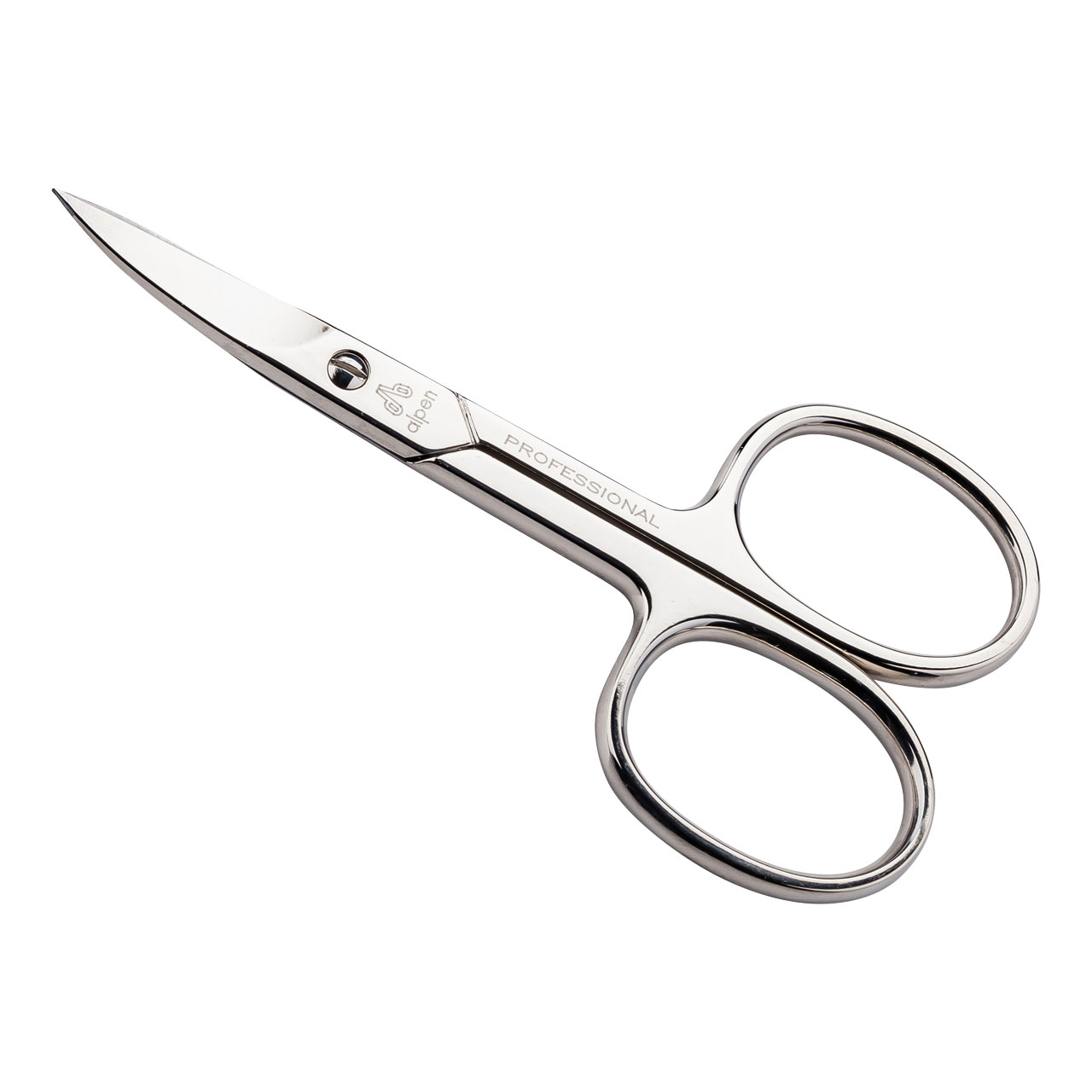 Alpen Nagelschere vernickelt, gebogen 9.0 cm