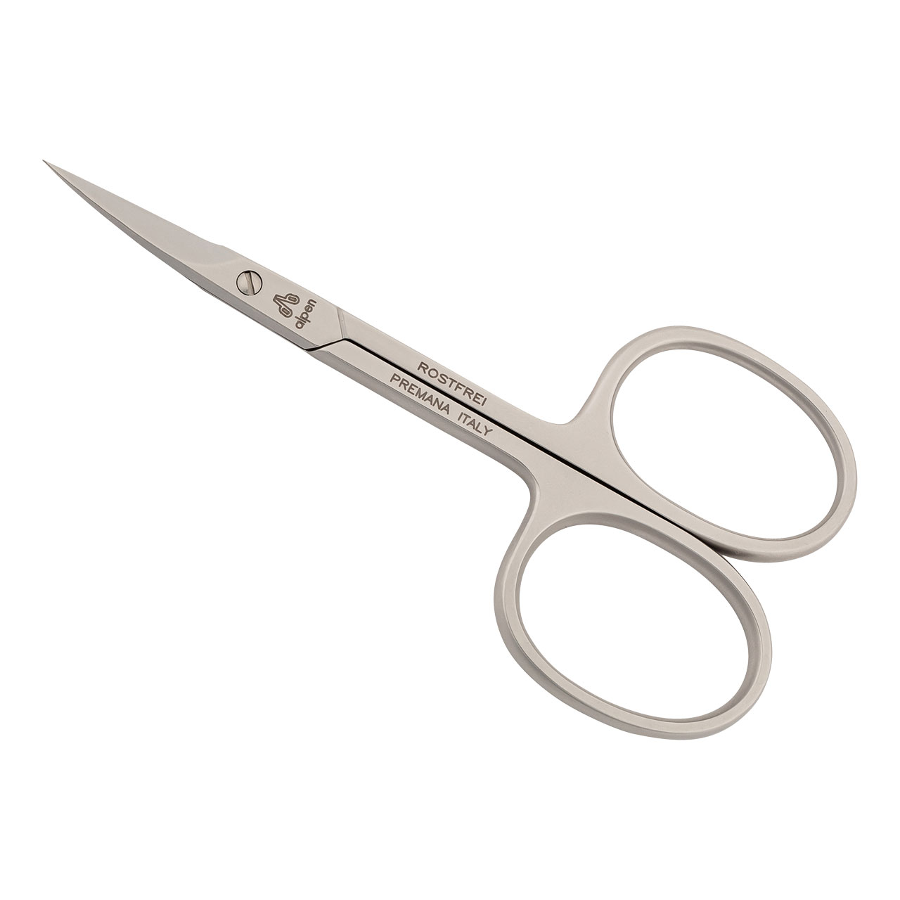 Alpen Hautschere mattiert, gebogen, 9.0 cm