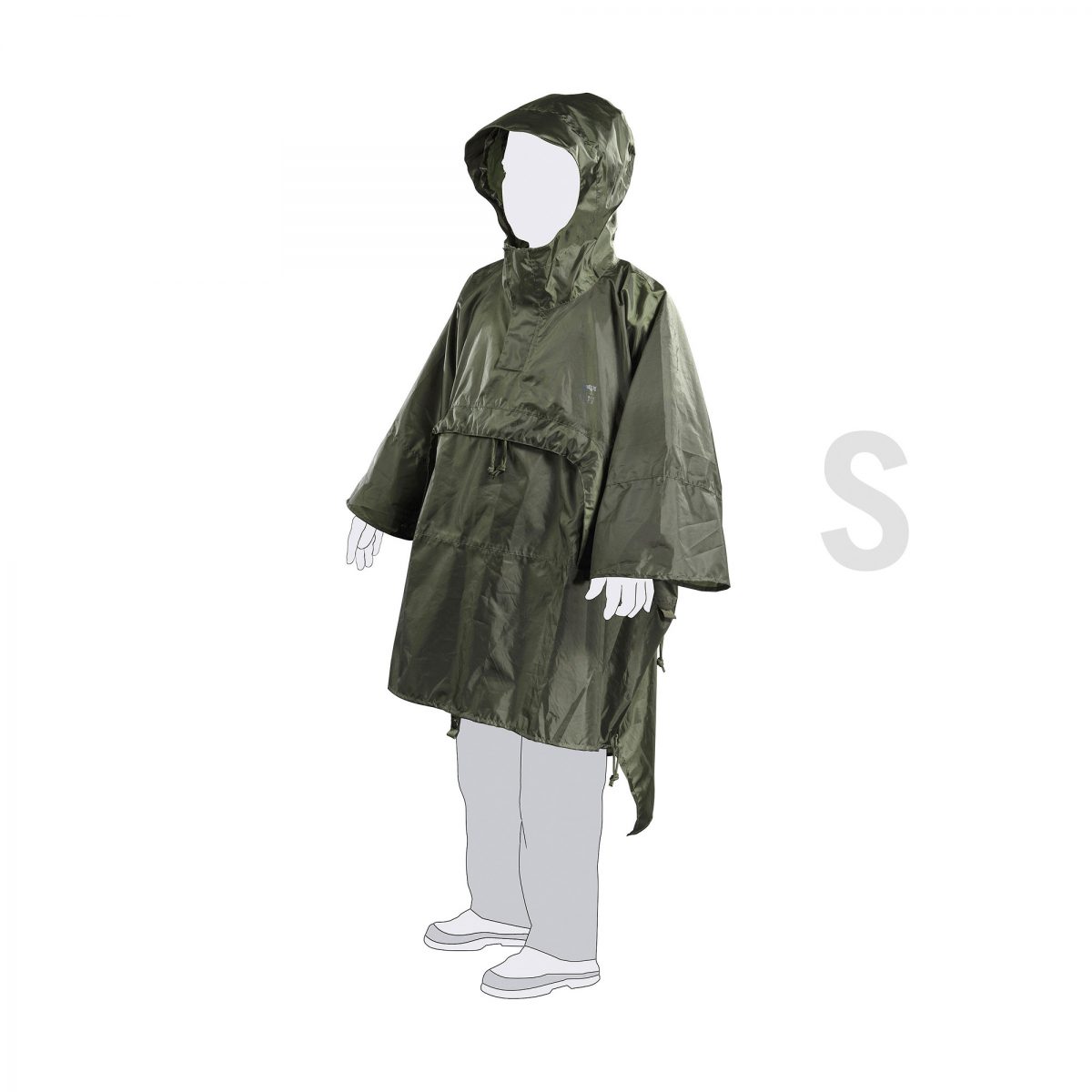 Tasmanian Tiger Tac Poncho Regenponcho mit Kapuze