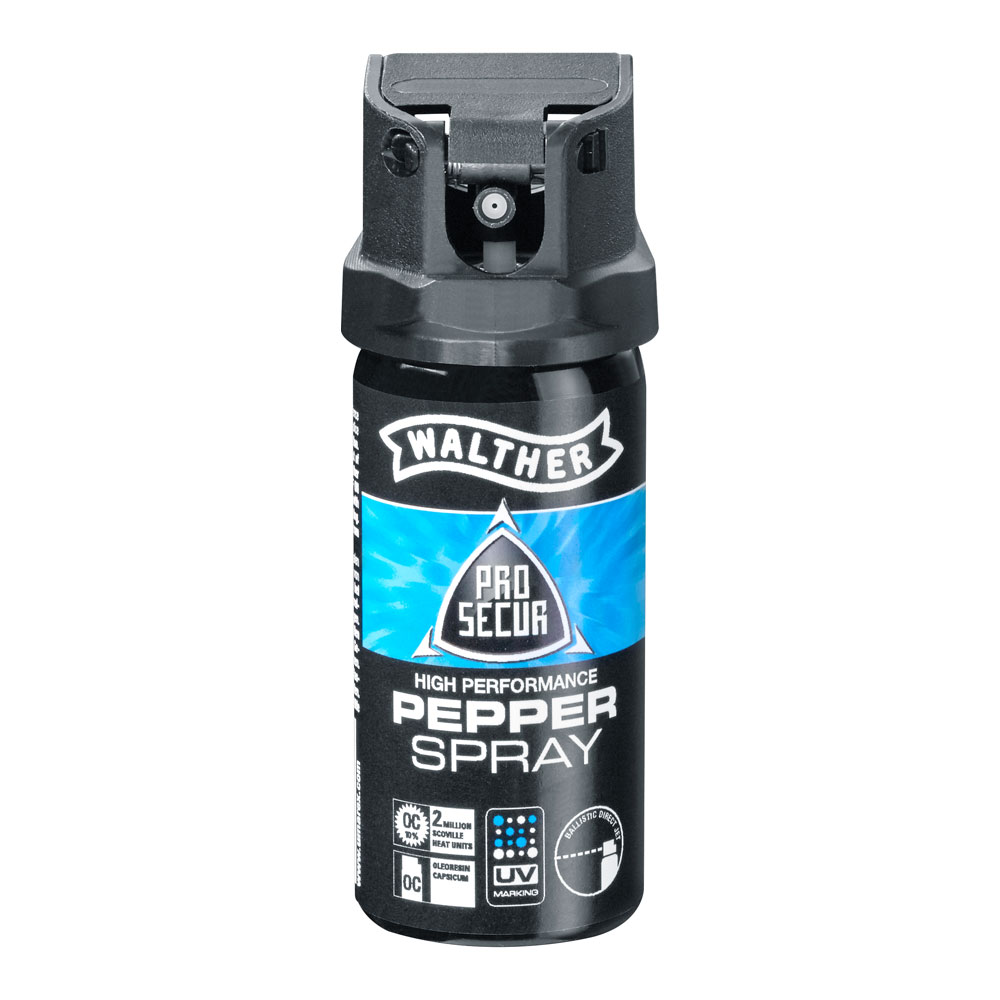 2-2014_Pepperspray_front Walther ProSecur Pfefferspray ballistischer strahl 53ml