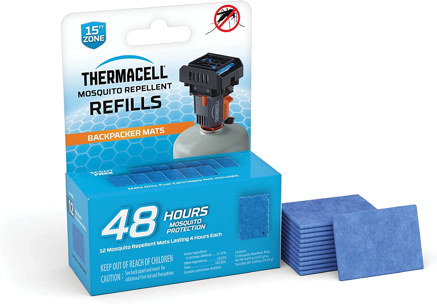 71LN0UiengL-_AC_SL1500_ Thermacell M-48 Nachfüllpackung Backpacker 48 Stunden