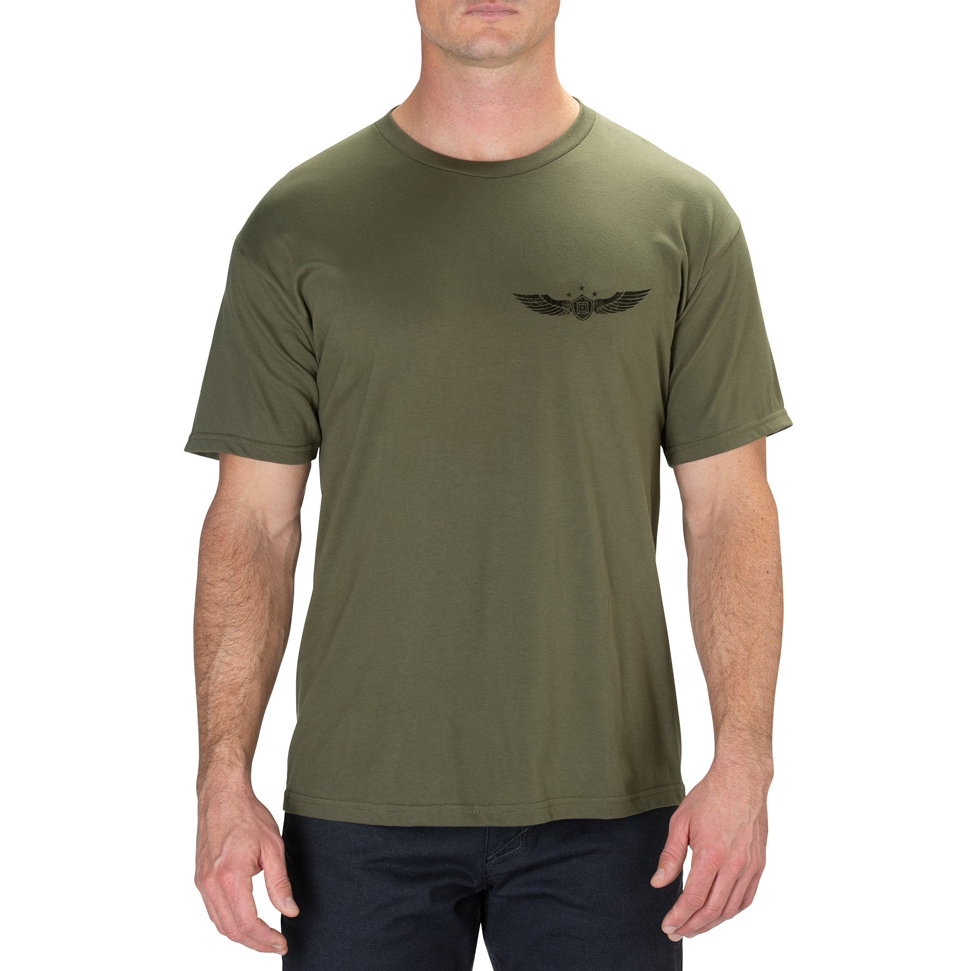 41280ABX-EMEA-INSIGNIA-SS-TEE-Military-Grn_SH 5.11 Tactical EMEA Insignia Short Sleeve Tee