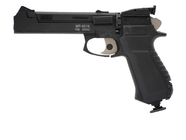 bk30507n Baikal MP 651K CO2-Pistole 4,5mm Diabolo&BB