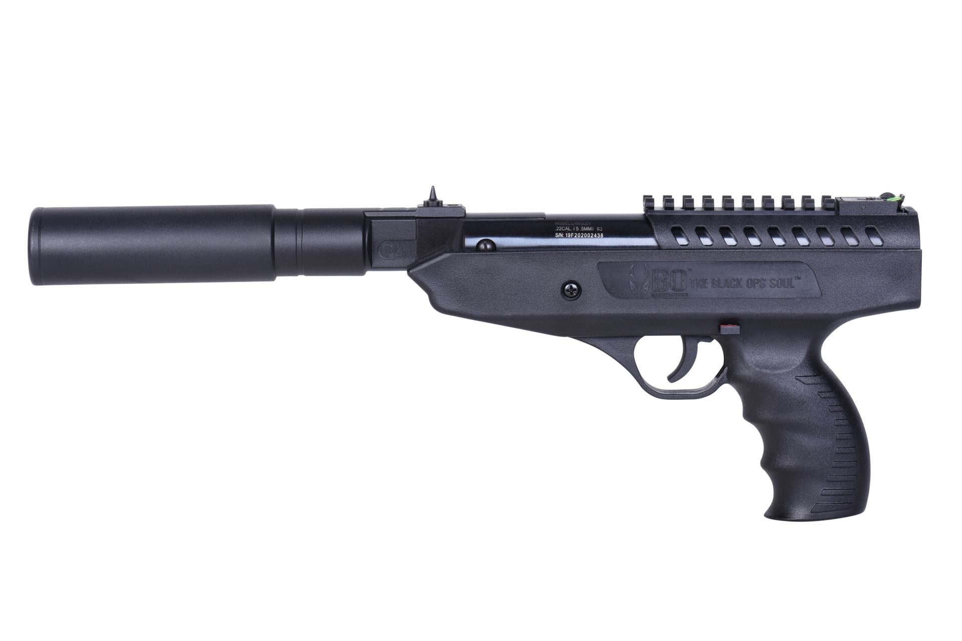 BO Langley Silencer Knicklauf Pistole