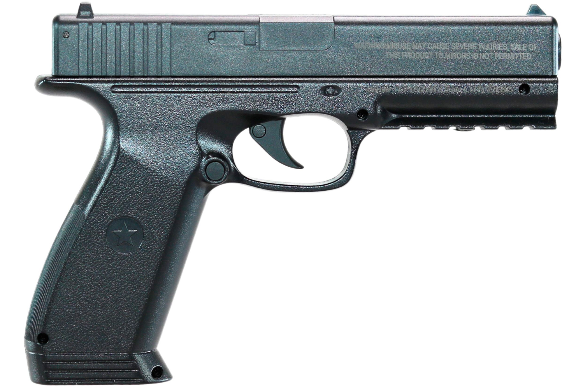 Borner 17 CO2 Luftpistole Kal. 4,5 mm BB schwarz