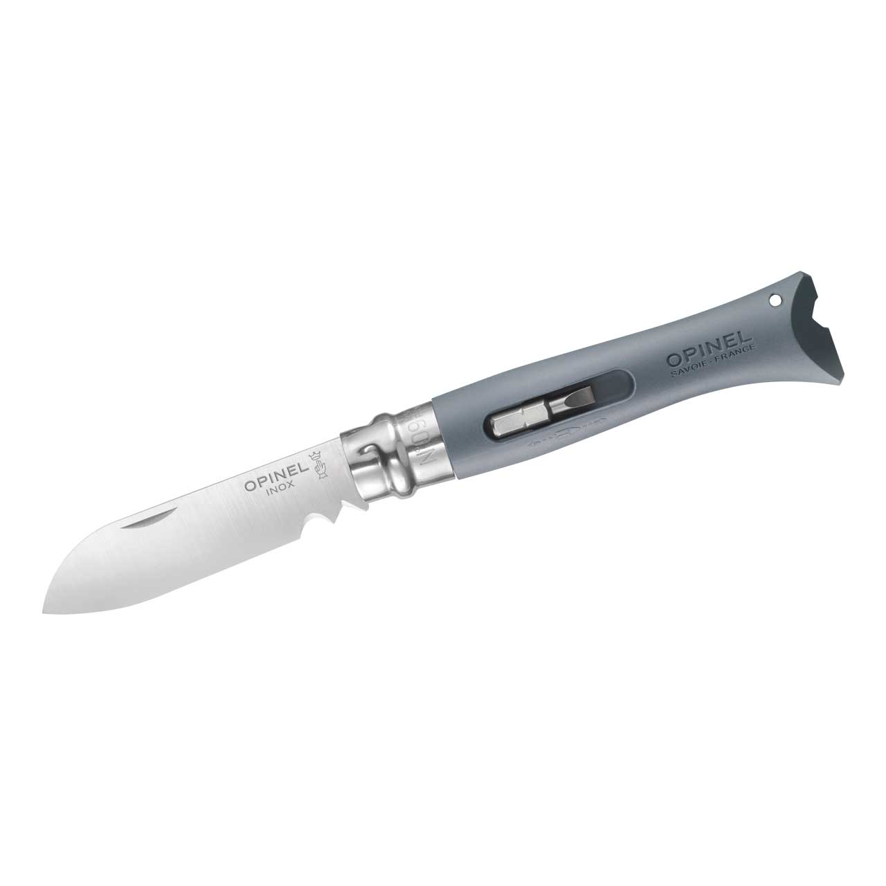 Opinel 09 DIY Mit Bits Grau