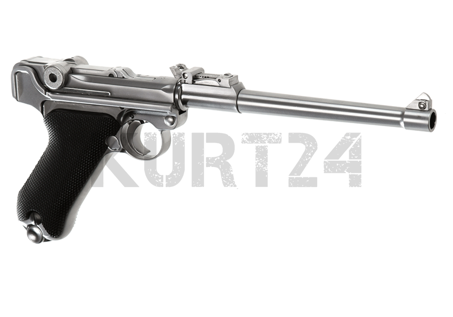 8709 Airsoftpistole WE P08 8 Inch Full Metal 6mm GBB