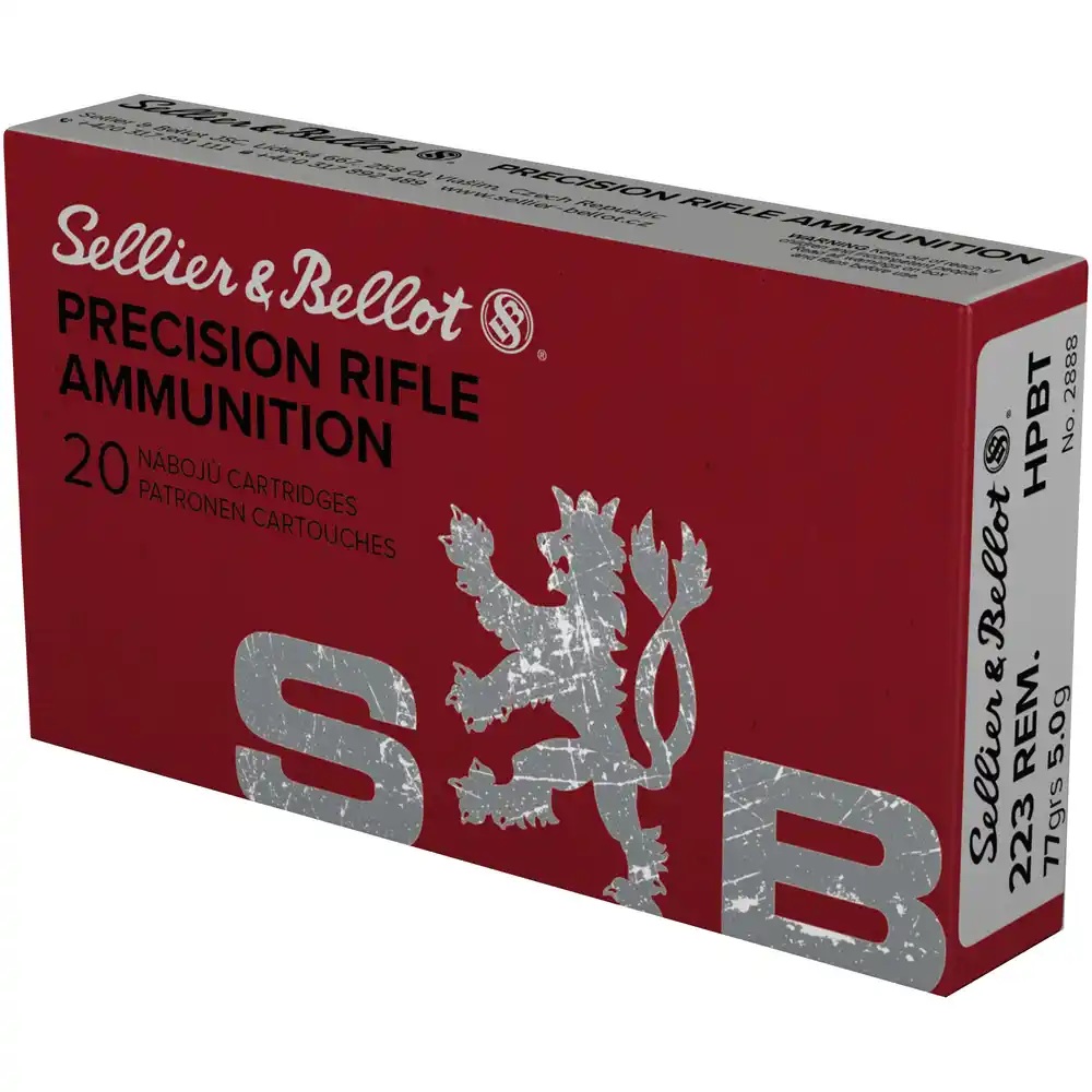 Sellier & Bellot .223 Rem. OTM HPBT 5,0g / 77gr