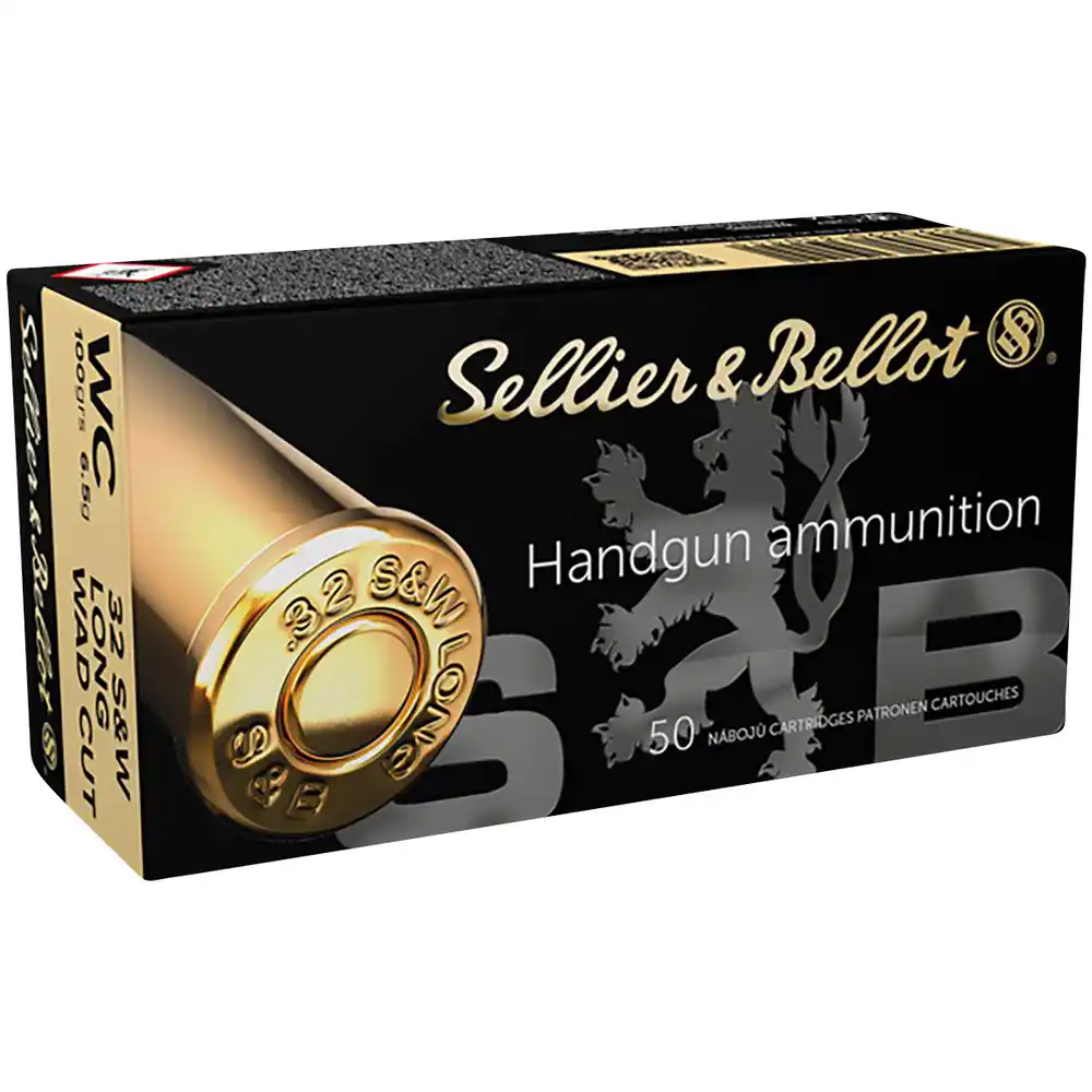 Sellier&Bellot .32 S&W long Wadcutter 6,5g / 100gr Sellier&Bellot .32 S&W long Wadcutter 6,5g / 100gr