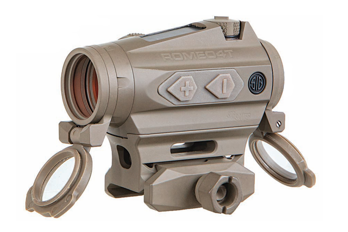 71006768 Sig Sauer Romeo4t Red Dot 1x20mm FDE Ballistic Circle Dot