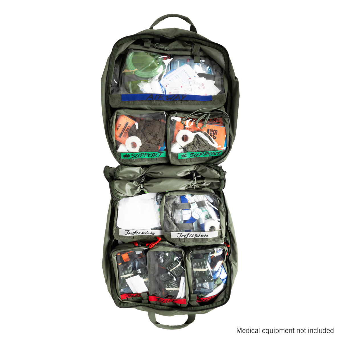 Tasmanian Tiger Medic Container Transport-Set Stone-Grey-Olive IRR