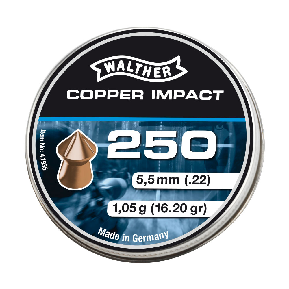 4-1935_CopperImpact5-5mm_persp_ret Walther Copper Impact 5,5mm Diabolo  Spitzkopf