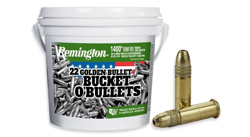 Remington .22Lr. Golden Bullet BPHP 36gr 1400St. Remington .22Lr. Golden Bullet BPHP 36gr 1400St.