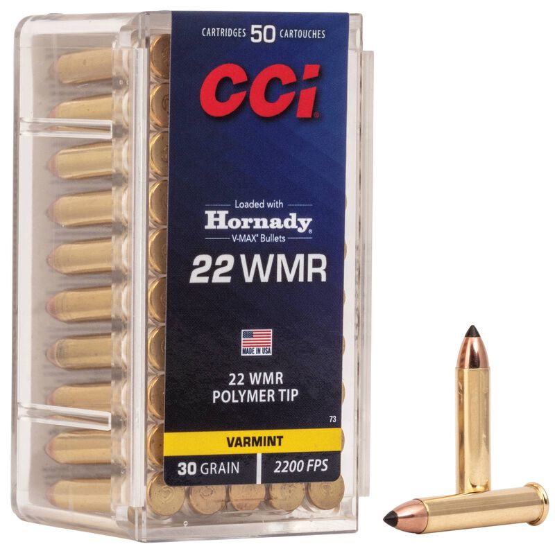 CCI .22 WMR V-Max 1,9g / 30gr CCI .22 WMR V-Max 1,9g / 30gr