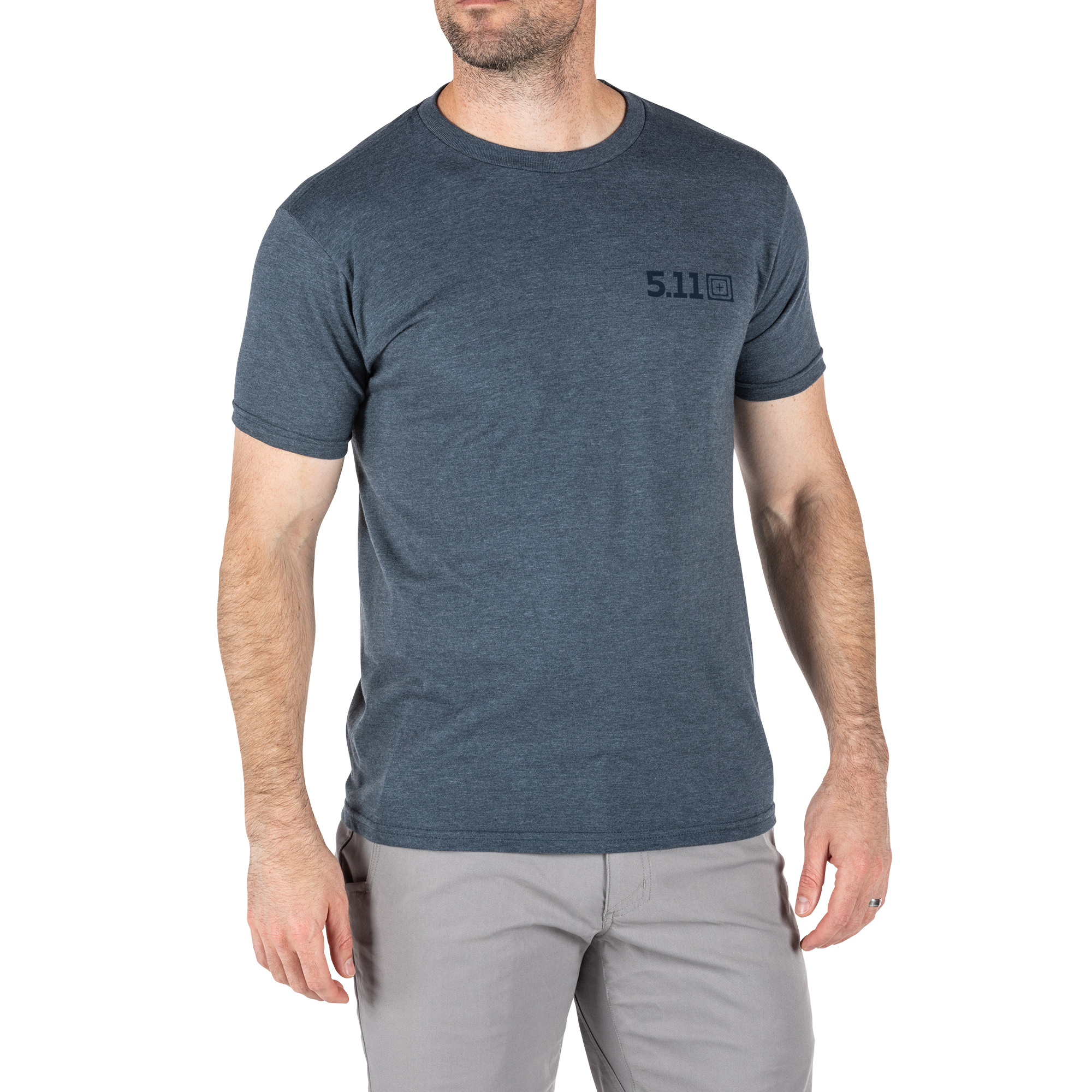 41280ABZ-LITTLE-BIRD-SUNRISE-SS-TEE-NAVY-HEATHER_SH 5.11 Little Bird Sunrise T-Shirt