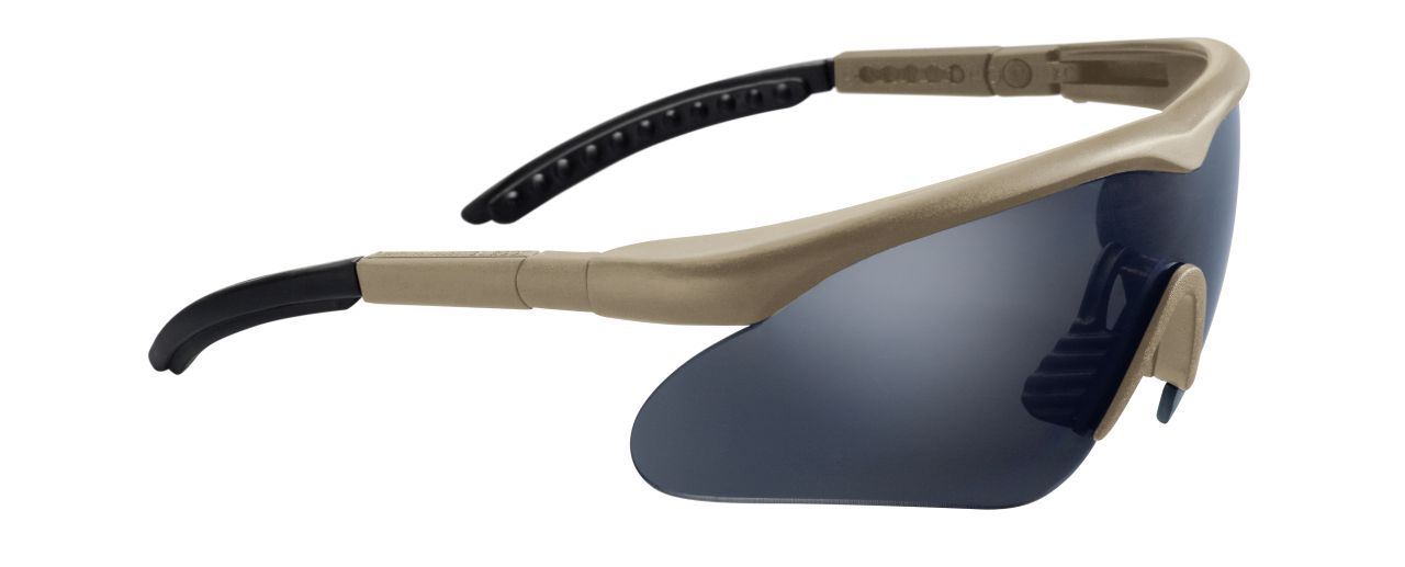 swisseye-Raptor-10162 Swiss Eye Raptor Schutzbrille mit braunem Rahmen