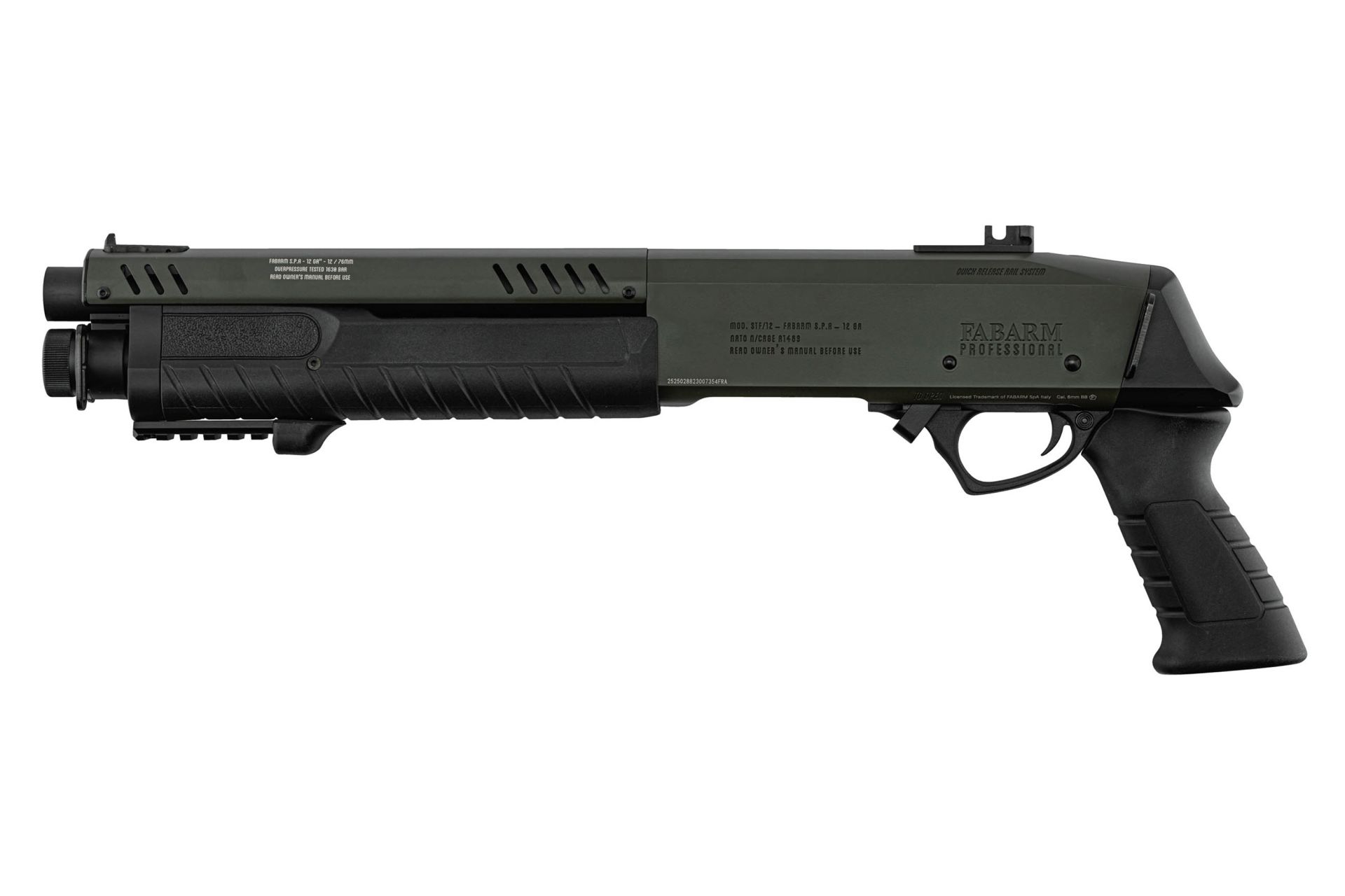 Fabarm STF12 Initial short 6mm Airsoft Gas Non BlowBack