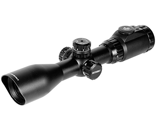 41yIAz29k-L UTG 2-7x44 Accushot Scout Riflescope mit EZ-Tap 36-Colors Mil-Dot