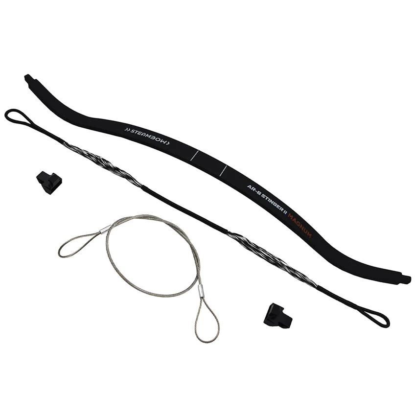 Steambow-Stinger-limb-magnum-120lbs-delivery Steambow AR-6 Stinger II Wurfarm Magnum 120lbs.