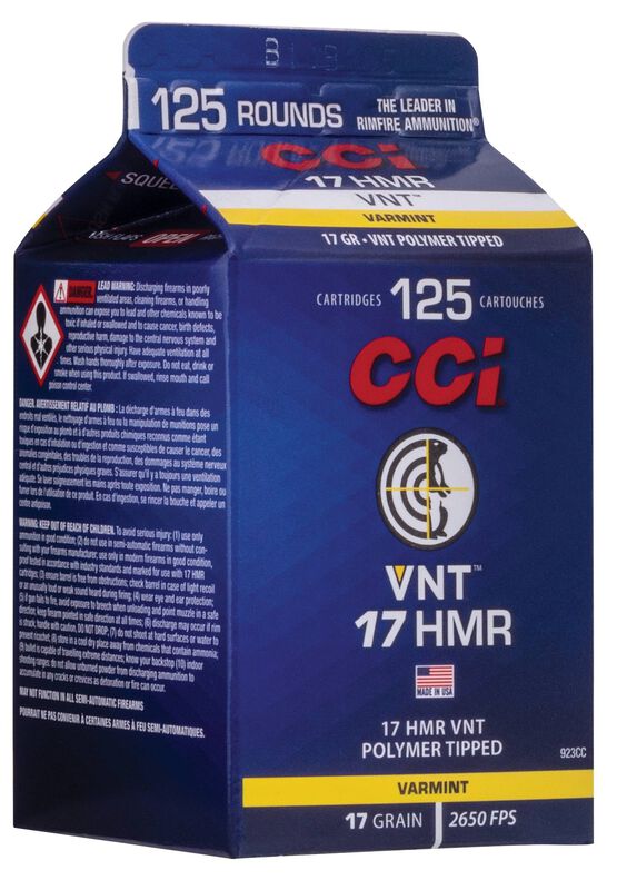 CCI .17 HMR VNT 1,1g / 17gr CCI .17 HMR VNT 1,1g / 17gr
