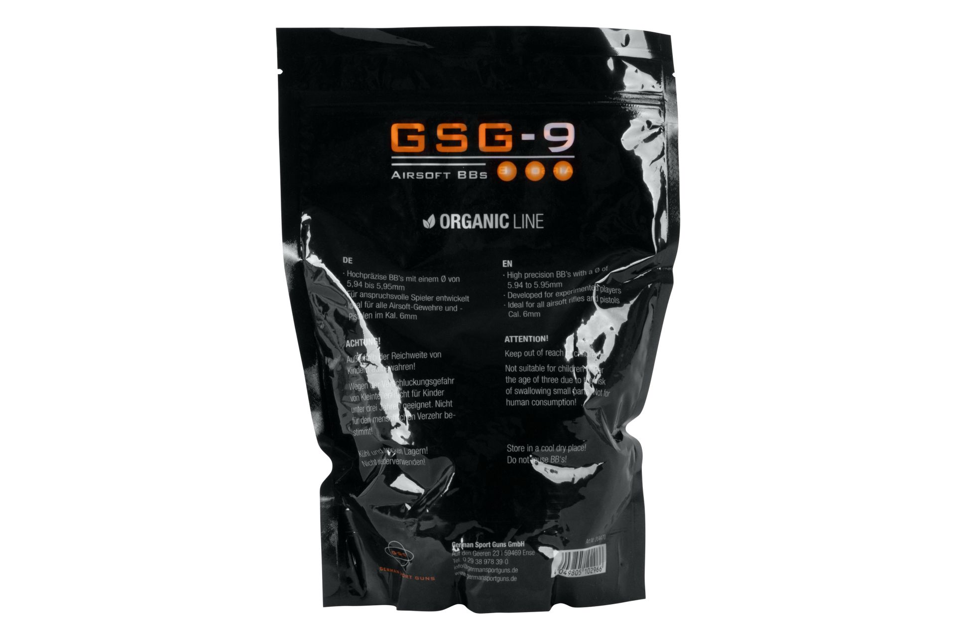 GSG-9 Organic Line 6mm BIO BBs Weiß 0,20 g 5.000 Stück