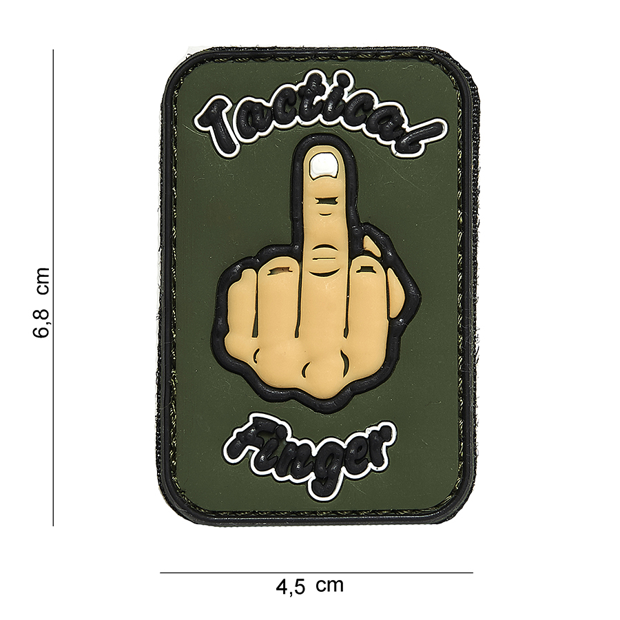 444130_3968_99_01 Patch "Tactical Finger"