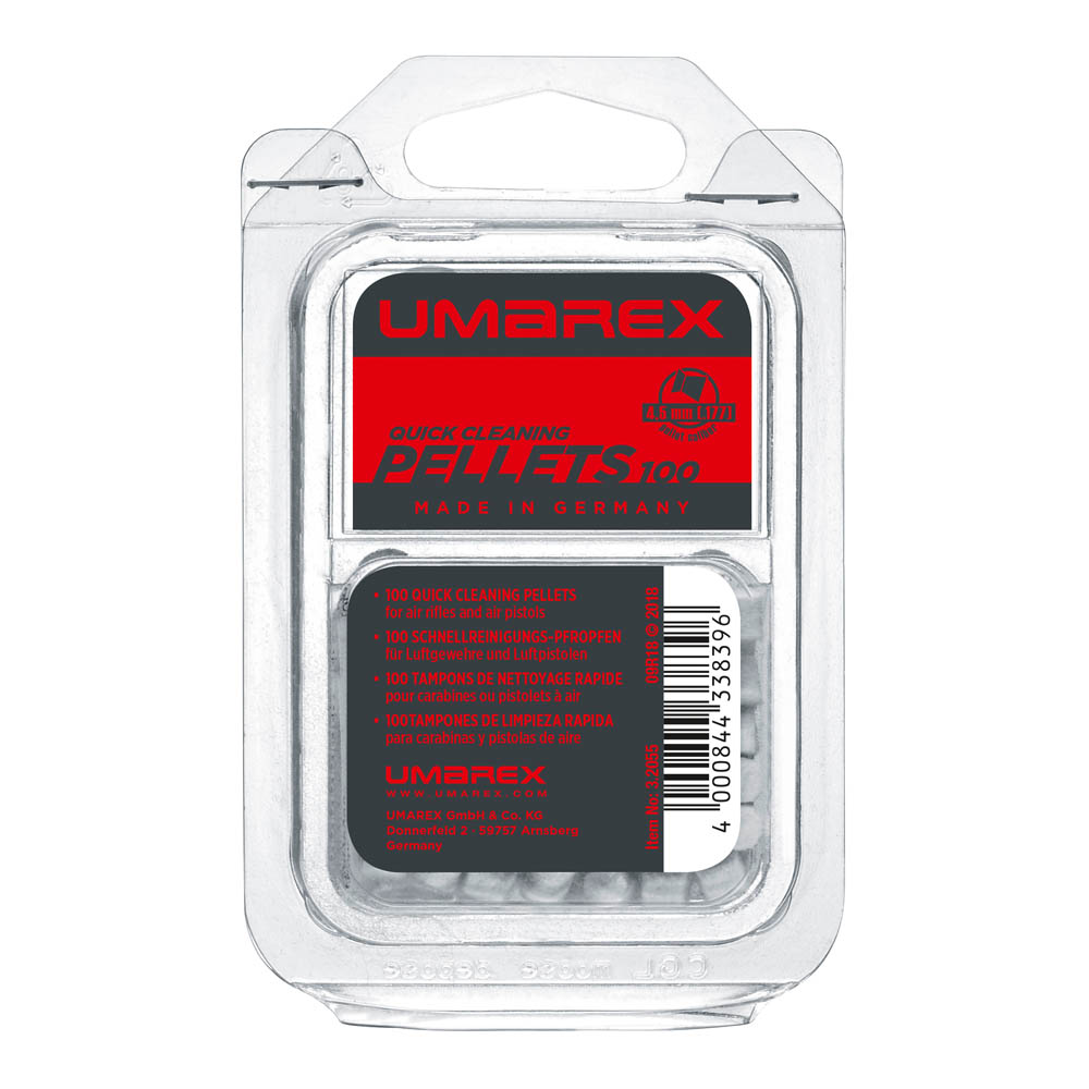3-2055_QuickCleaningPellets_front_pack_ret Umarex Schnellreinigungspfropfen 4,5 mm (.177)
