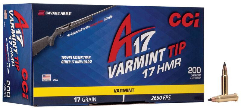 CCI .17 HMR Tipped Varmint 1,1g / 17gr CCI .17 HMR Tipped Varmint 1,1g / 17gr