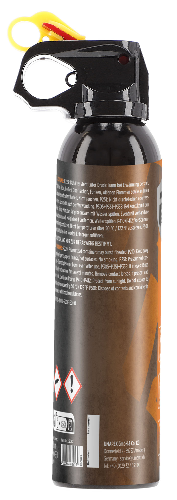 P2P PDS-380 Pfefferspray konischer Strahl 185 ml