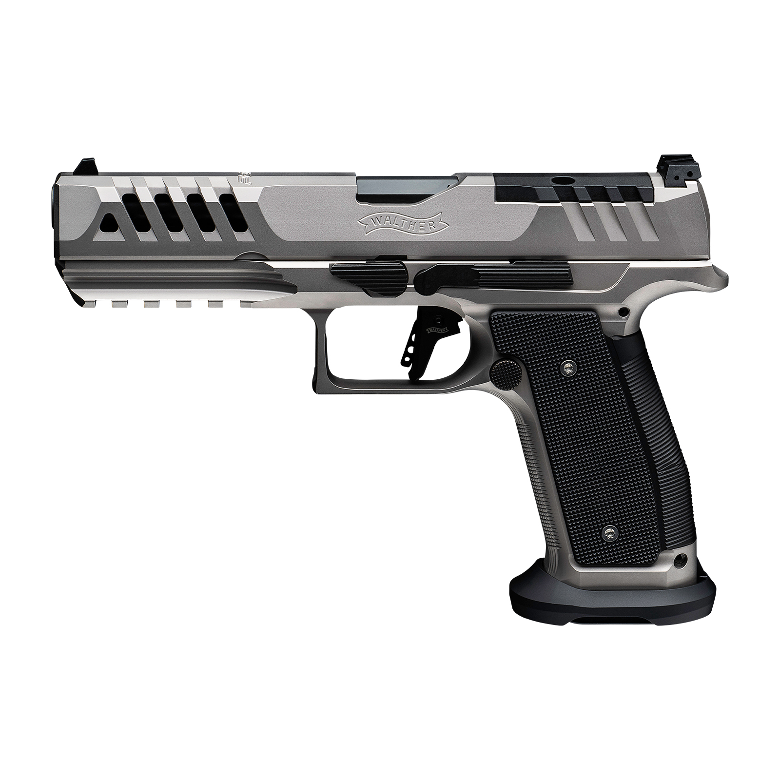 PDP Steel Frame Match FS 5.0" Black Tie 9mm Luger Pistole PDP Steel Frame Match FS 5.0" Black Tie 9mm Luger Pistole