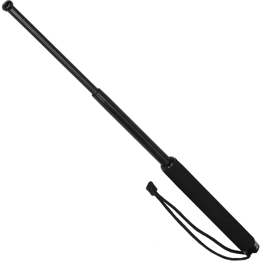 30875_g Black Field Teleskop-Schlagstock mit Handschlaufe
