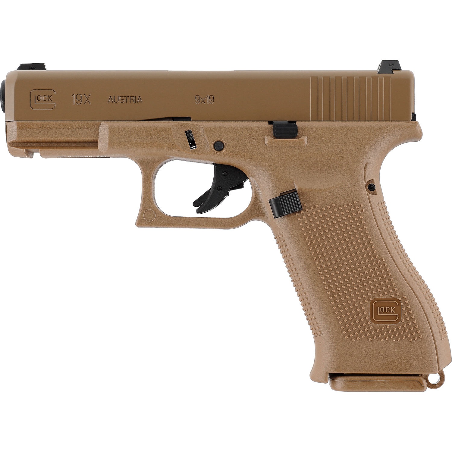Airsoftpistole Glock 19X 6mm GBB 1 Joule