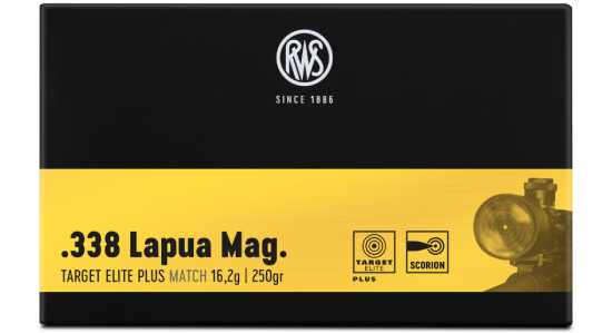 2411680_RWS_338_Lapua_Mag_Target-Elite-Plus_16_2g_frontal-packaging_00 RWS .338 Lapua Mag. Target Elite Plus 16,2g / 250gr