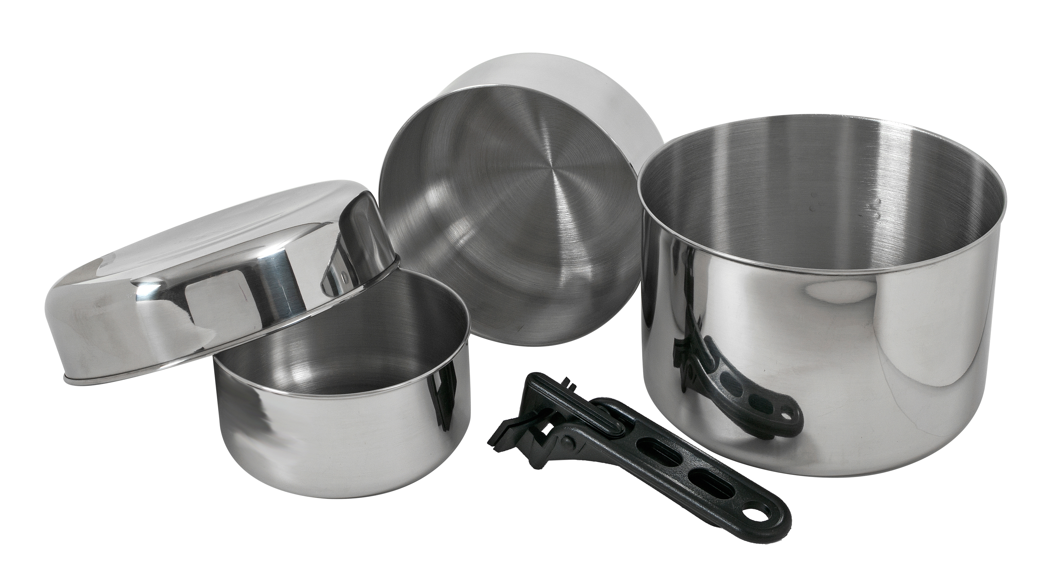 557900uHiOshRkS4ZOU Basic Nature Biwak Edelstahl Set