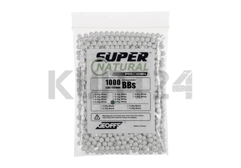 26668 Geoffs 0.40g Bio BB Super Natural Precision 1000rds