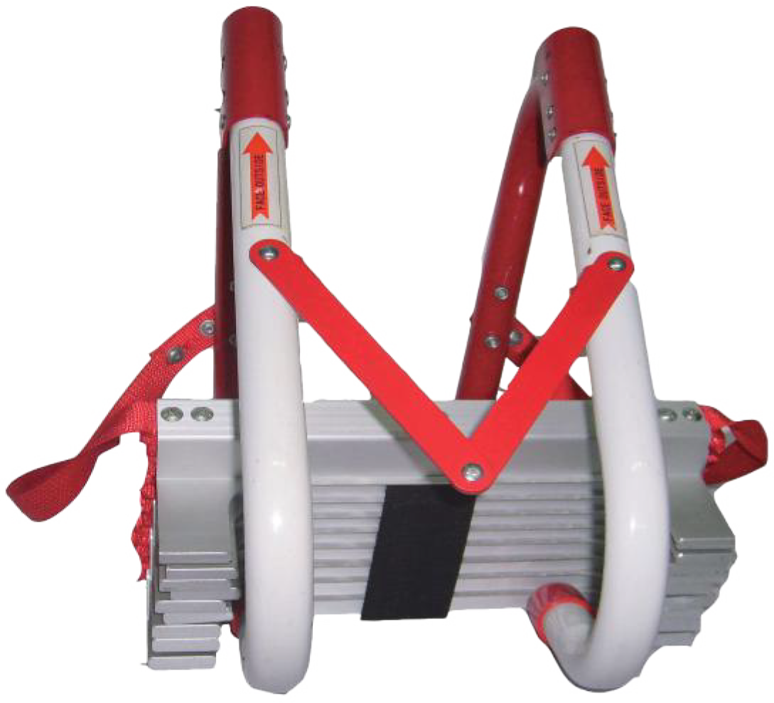 290278-20290279 Kurt24 Rettungsleiter 4 m mit Aluminium Trittstufen