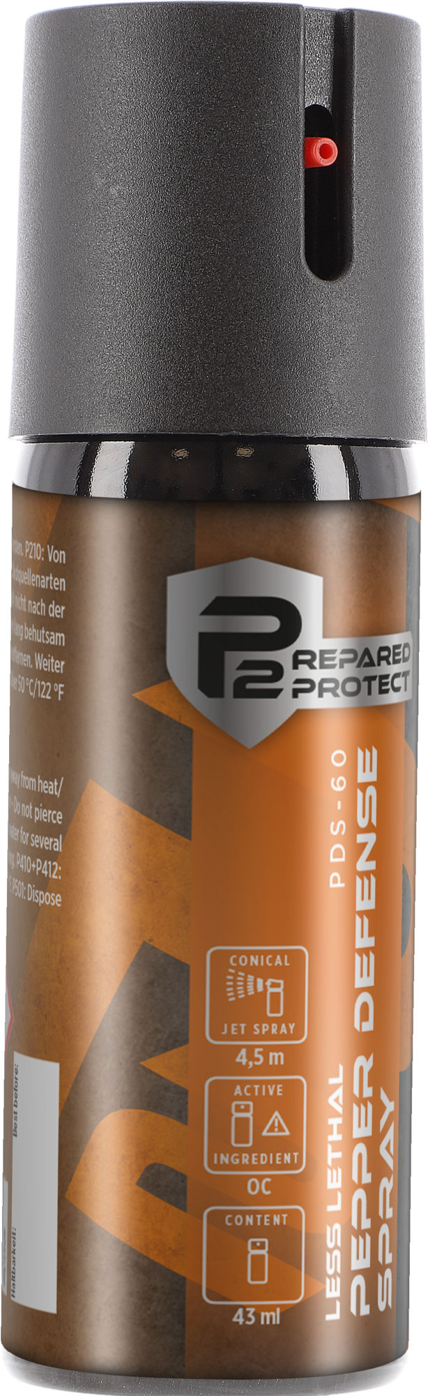 P2P PDS-60 Pfefferspray konischer Strahl 43 ml